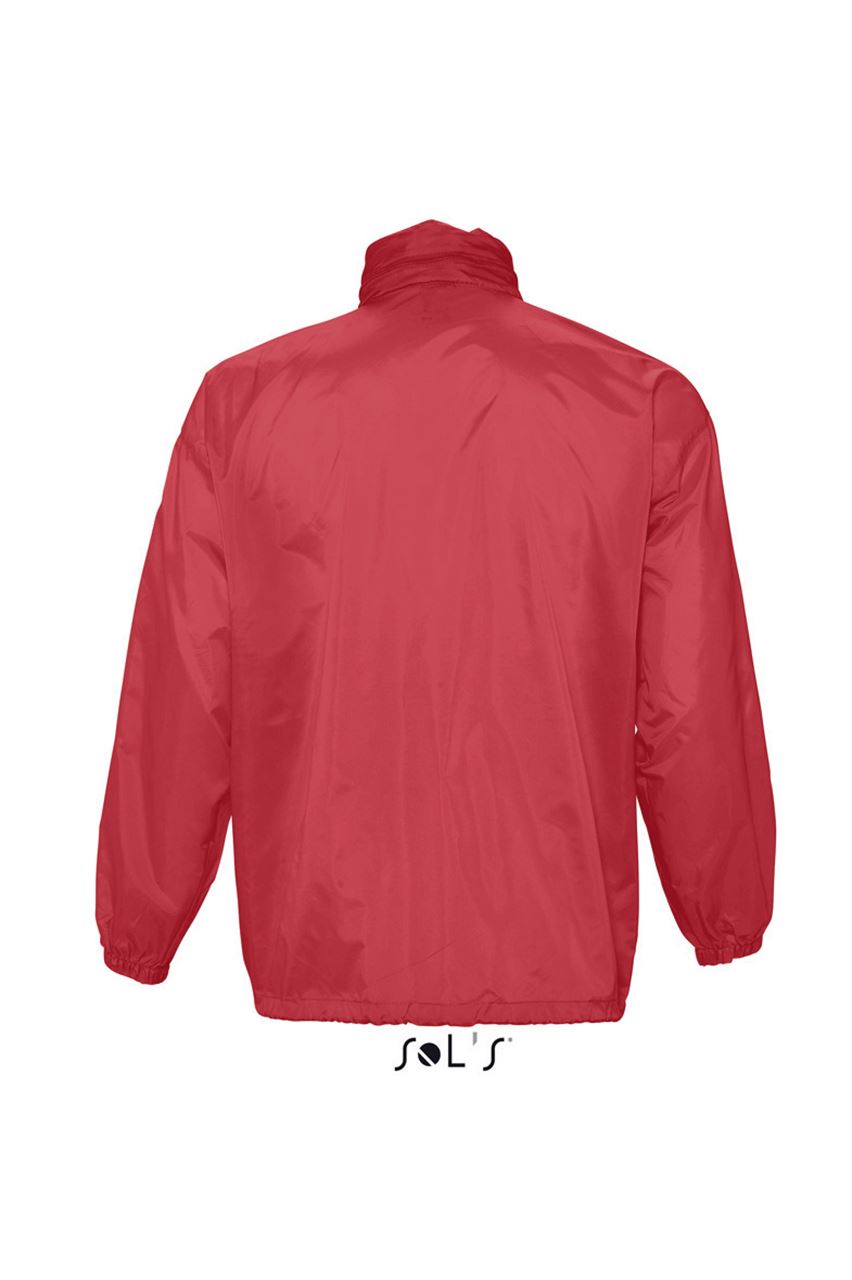 SOL'S SURF - UNISEX WATER REPELLENT WINDBREAKER - Red - Additional
