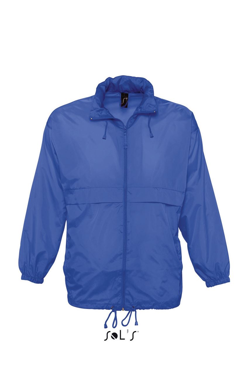SOL'S SURF - UNISEX WATER REPELLENT WINDBREAKER - Royal Blue - Main