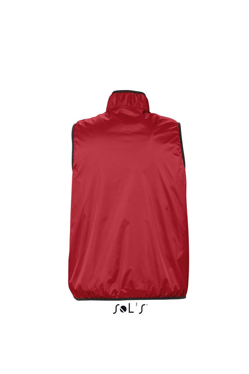 SOL'S WINNER - UNISEX CONTRASTED REVERSIBLE BODYWARMER - Red - Main
