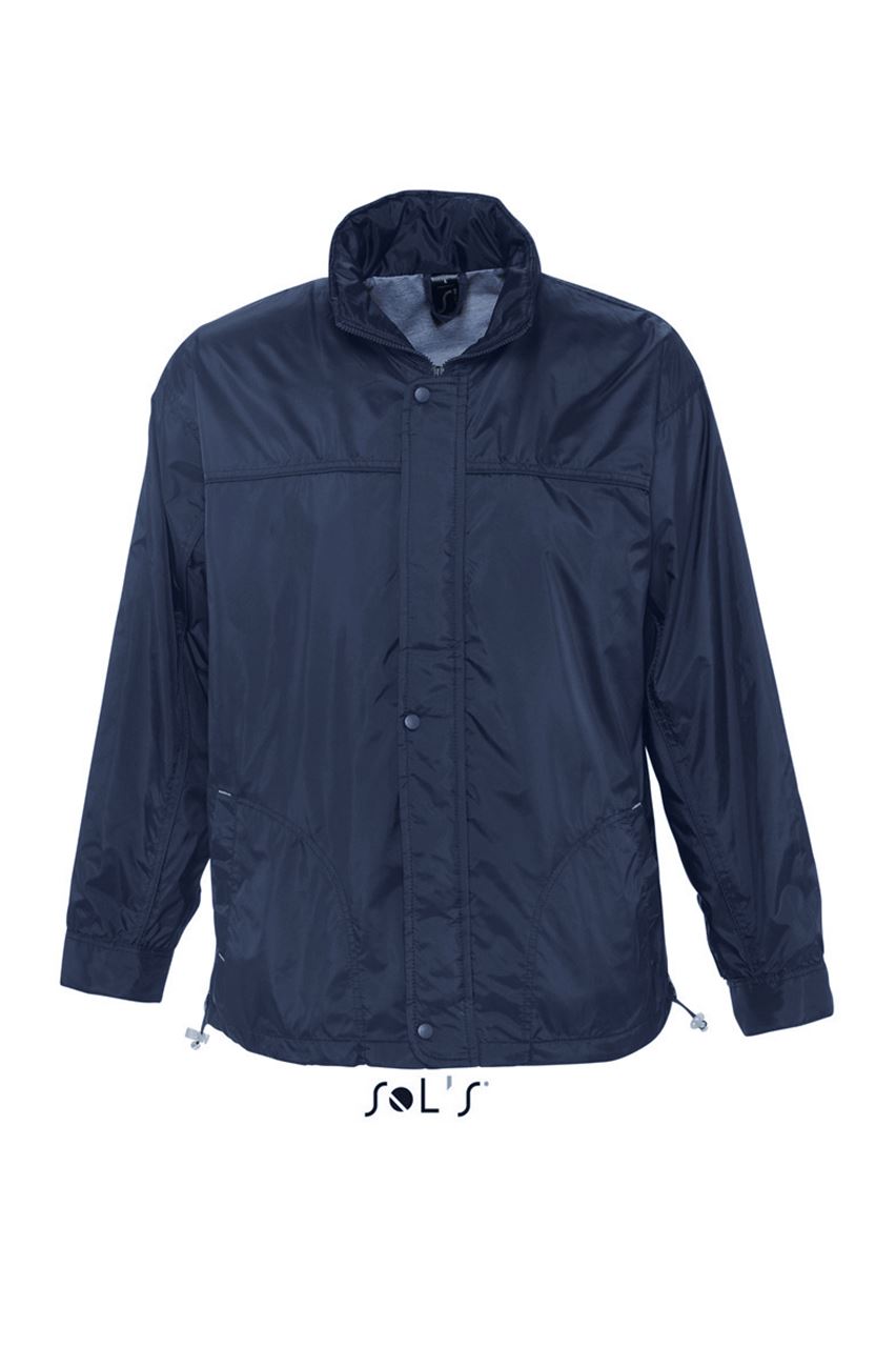 SOL'S MISTRAL - JERSEY-LINED WATER REPELLENT WINDBREAKER - Navy - Main