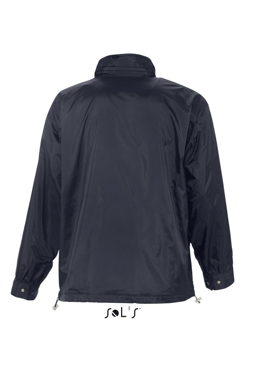 SOL'S MISTRAL - JERSEY-LINED WATER REPELLENT WINDBREAKER - Navy - Additional