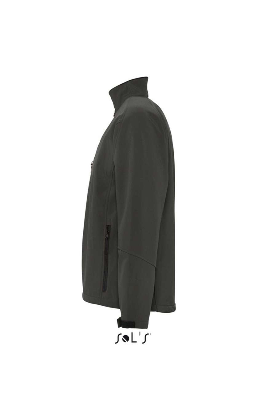 SOL'S RELAX - MEN'S SOFTSHELL ZIPPED JACKET - Charcoal Grey - Additional