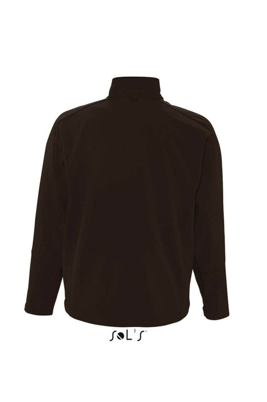 SOL'S RELAX - MEN'S SOFTSHELL ZIPPED JACKET - Dark Chocolate - Additional