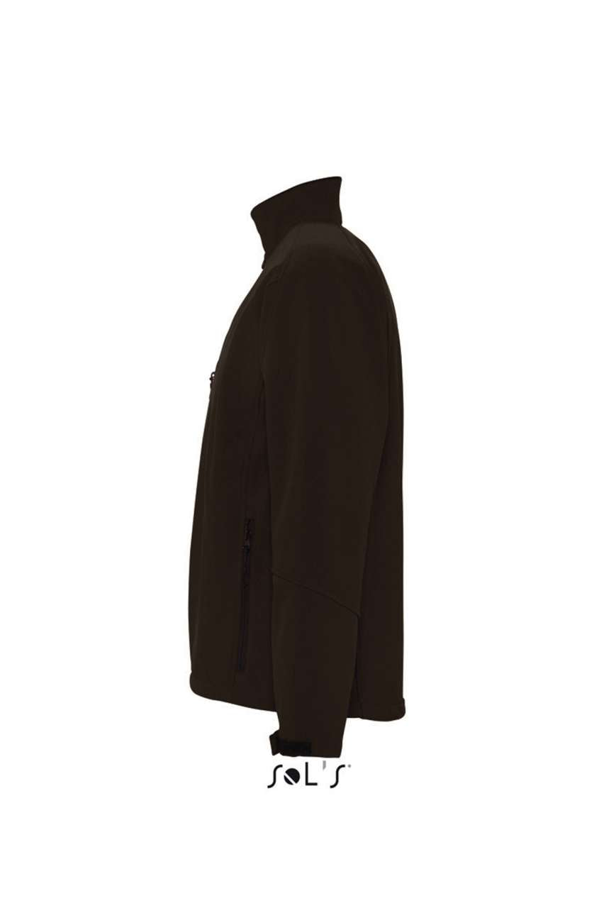 SOL'S RELAX - MEN'S SOFTSHELL ZIPPED JACKET - Dark Chocolate - Additional