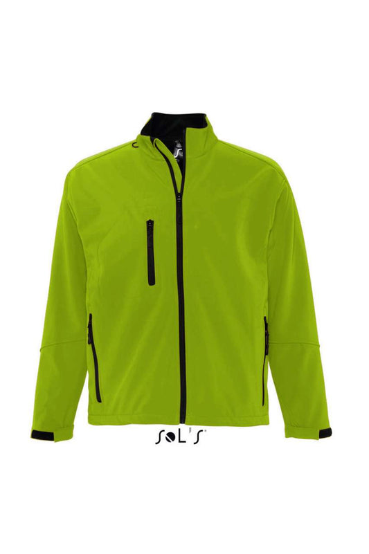 SOL'S RELAX - MEN'S SOFTSHELL ZIPPED JACKET - Green Absinthe - Main