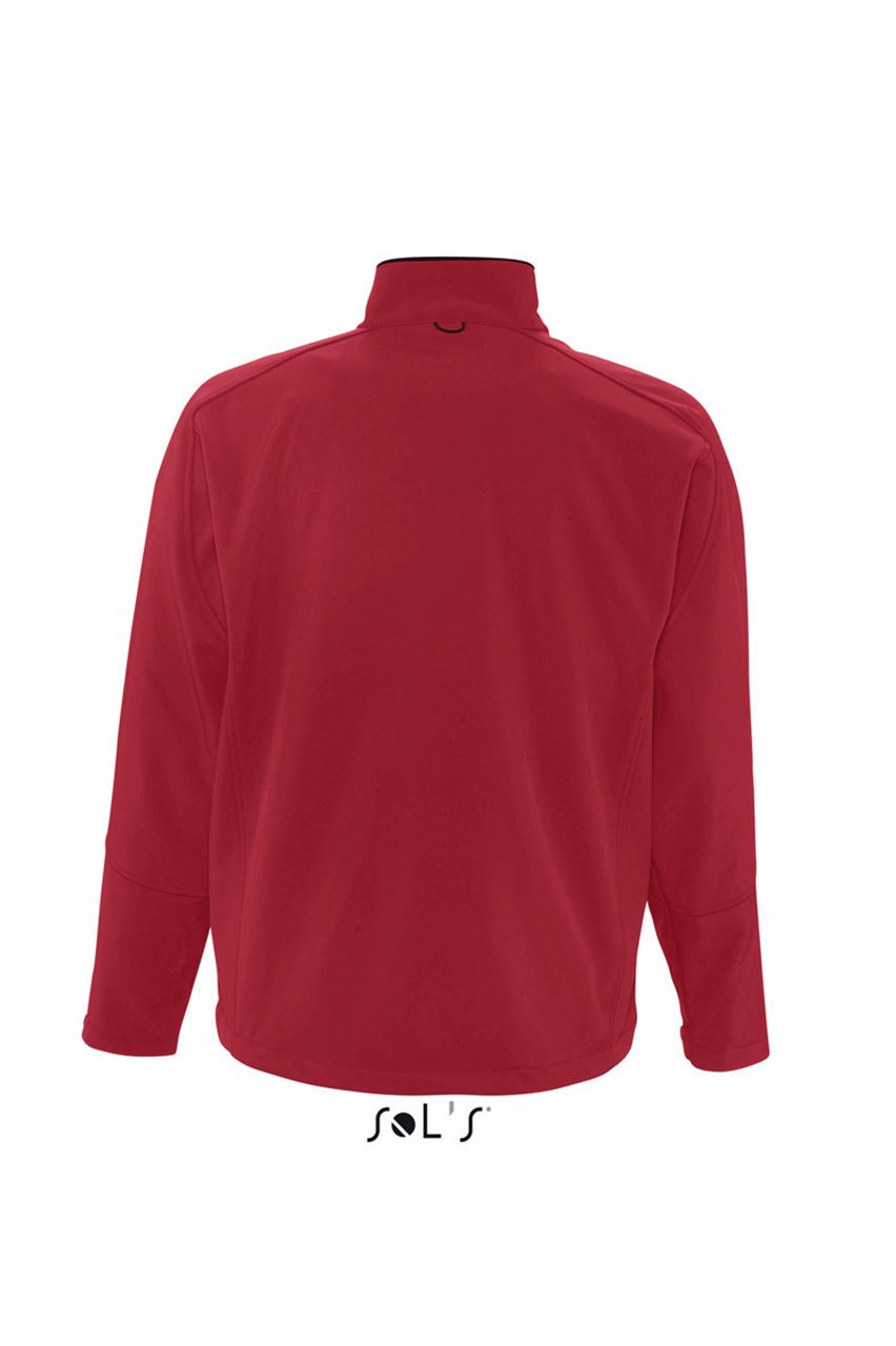 SOL'S RELAX - MEN'S SOFTSHELL ZIPPED JACKET - Pepper Red - Additional