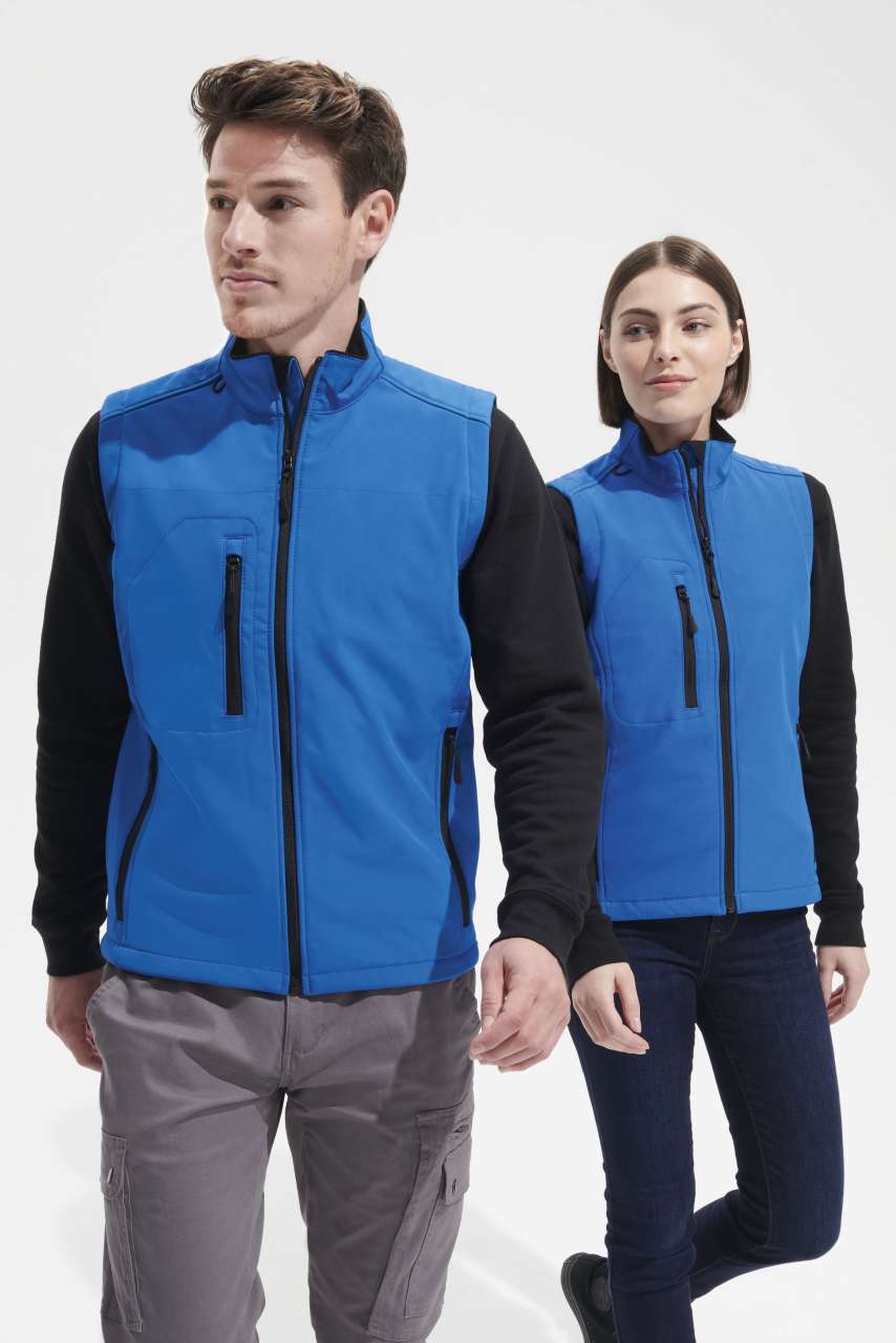 SOL'S RALLYE MEN - SLEEVELESS SOFTSHELL JACKET - Black - Additional