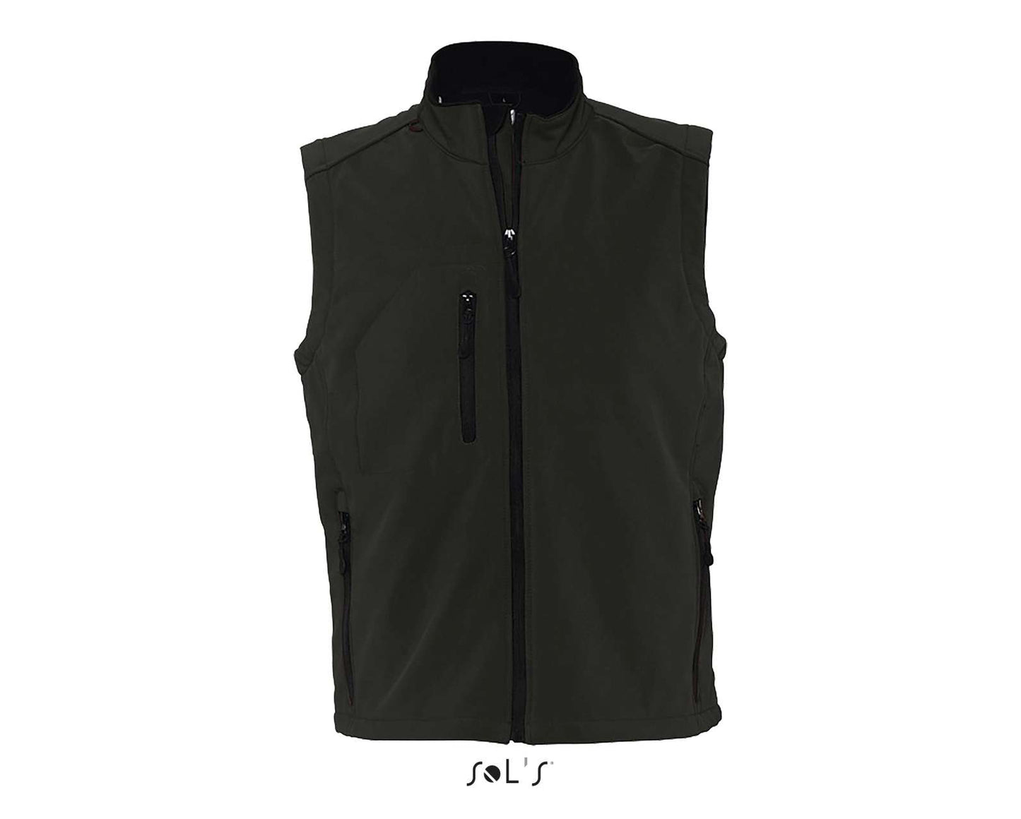 SOL'S RALLYE MEN - SLEEVELESS SOFTSHELL JACKET - Black - Additional