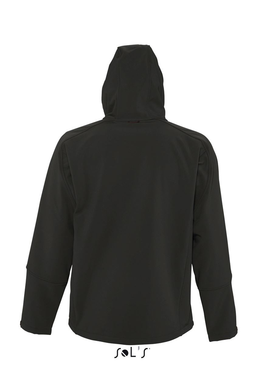 SOL'S REPLAY MEN - HOODED SOFTSHELL - Black - Additional