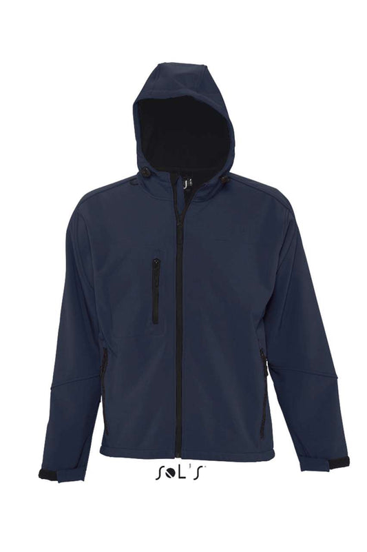 SOL'S REPLAY MEN - HOODED SOFTSHELL - French Navy - Main