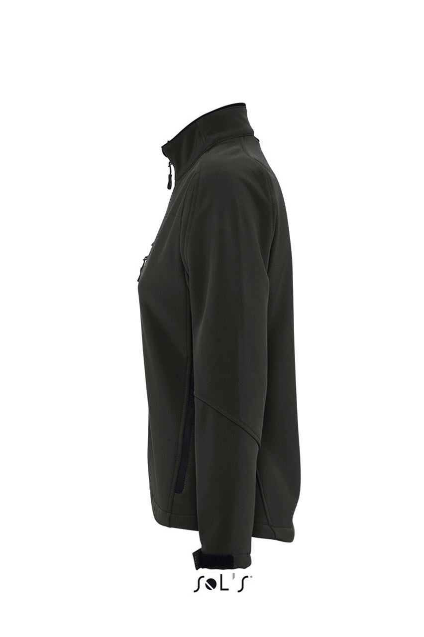 SOL'S ROXY - WOMEN'S SOFTSHELL ZIPPED JACKET - Black - Additional