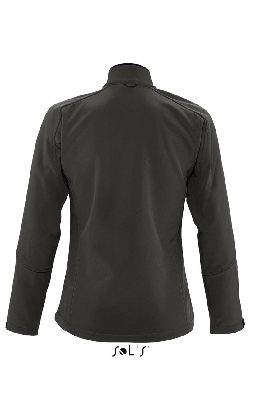 SOL'S ROXY - WOMEN'S SOFTSHELL ZIPPED JACKET - Charcoal Grey - Additional
