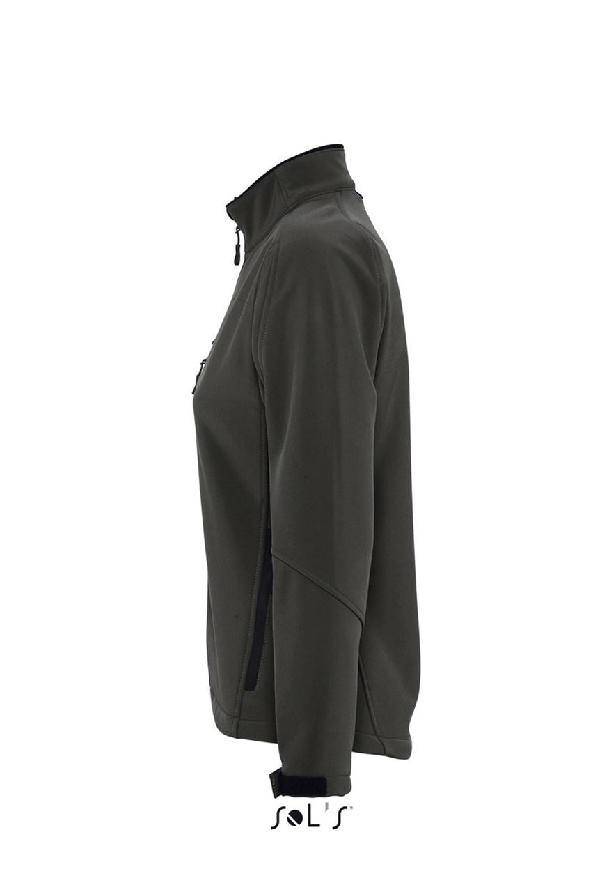 SOL'S ROXY - WOMEN'S SOFTSHELL ZIPPED JACKET - Charcoal Grey - Additional