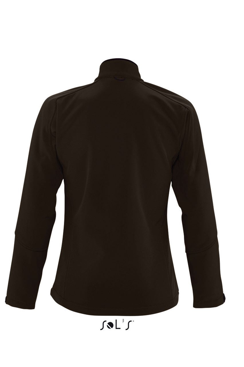 SOL'S ROXY - WOMEN'S SOFTSHELL ZIPPED JACKET - Dark Chocolate - Additional
