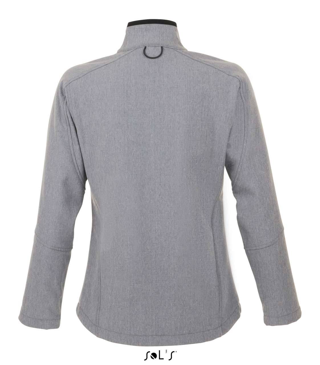 SOL'S ROXY - WOMEN'S SOFTSHELL ZIPPED JACKET - Grey Melange - Additional