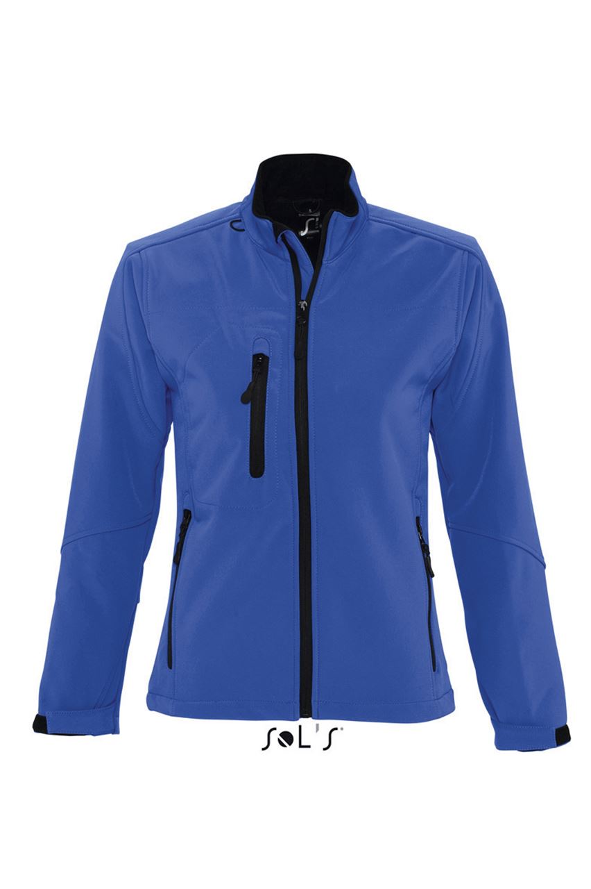 SOL'S ROXY - WOMEN'S SOFTSHELL ZIPPED JACKET - Royal Blue - Main