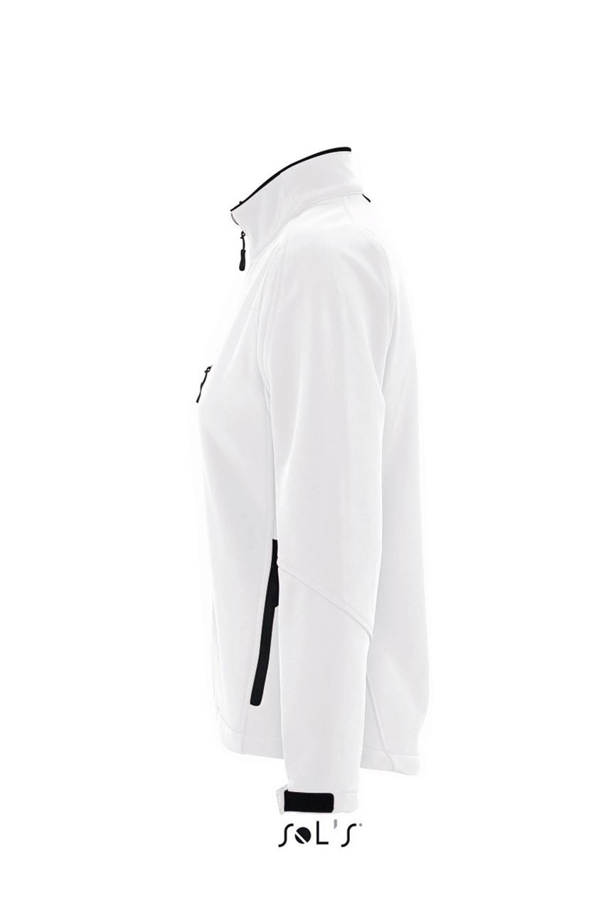 SOL'S ROXY - WOMEN'S SOFTSHELL ZIPPED JACKET - White - Additional