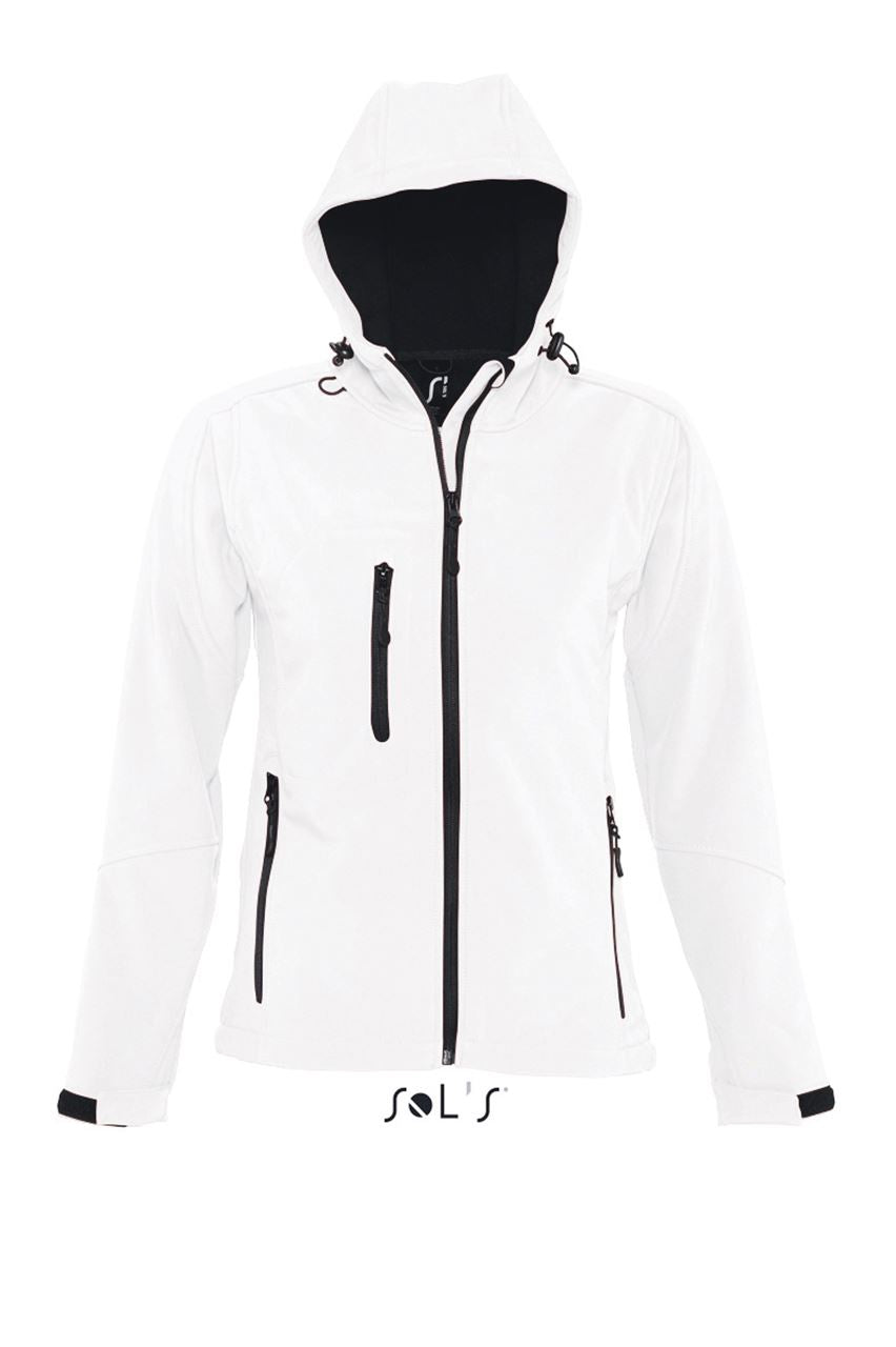 SOL'S REPLAY WOMEN - HOODED SOFTSHELL - White - Main