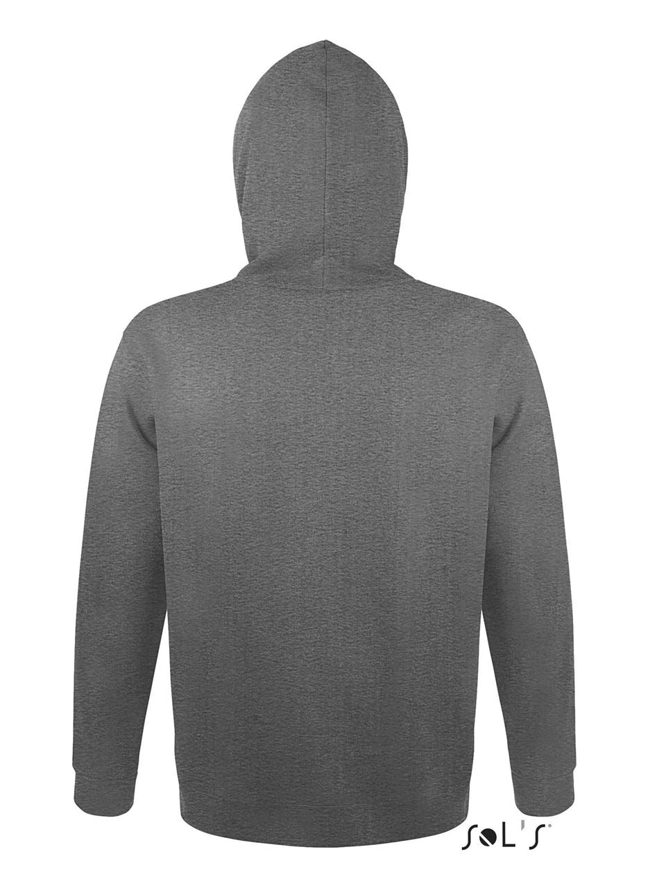 SOL'S SNAKE - UNISEX HOODED SWEATSHIRT - Charcoal Melange - Additional