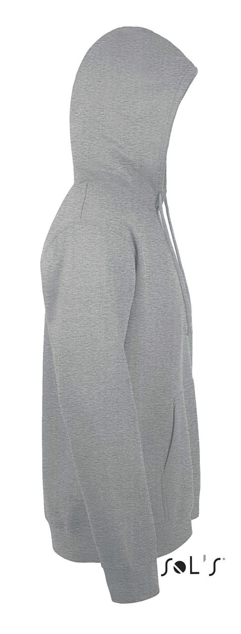 SOL'S SNAKE - UNISEX HOODED SWEATSHIRT - Grey Melange - Additional
