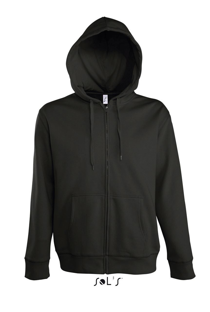 SOL'S SEVEN MEN - JACKET WITH LINED HOOD - Black - Main