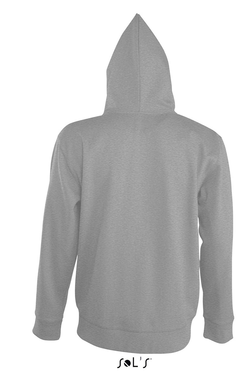 SOL'S SEVEN MEN - JACKET WITH LINED HOOD - Grey Melange - Additional