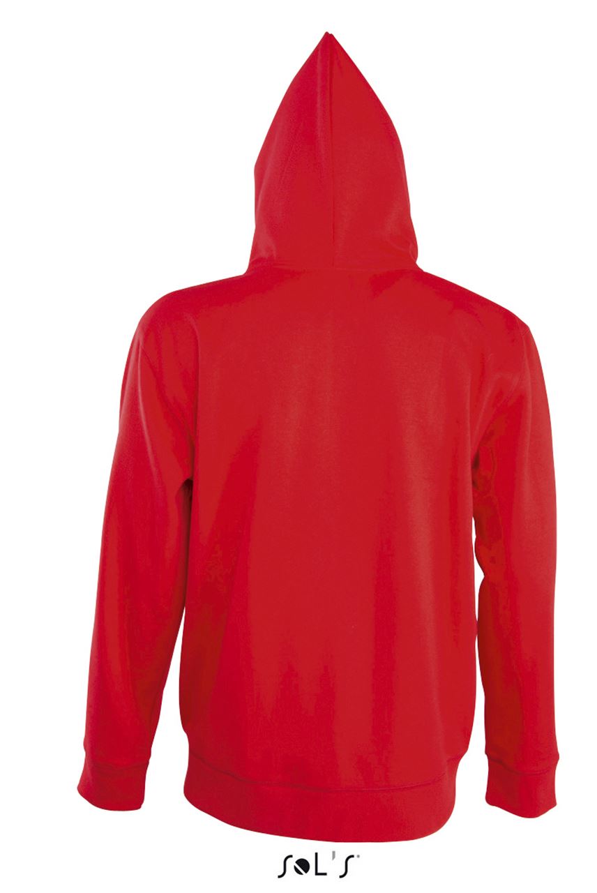 SOL'S SEVEN MEN - JACKET WITH LINED HOOD - Red - Additional