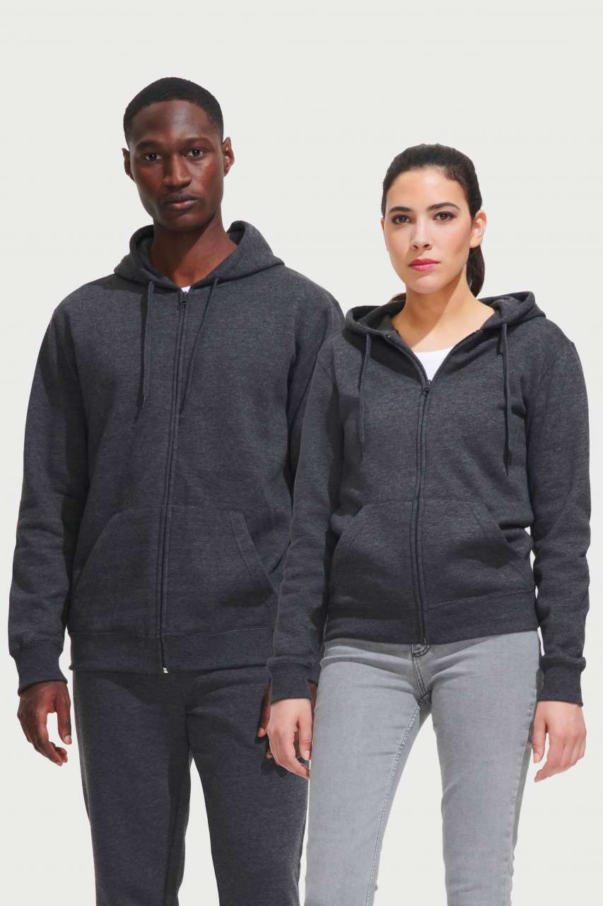 SOL'S SEVEN WOMEN - JACKET WITH LINED HOOD - Black - Additional