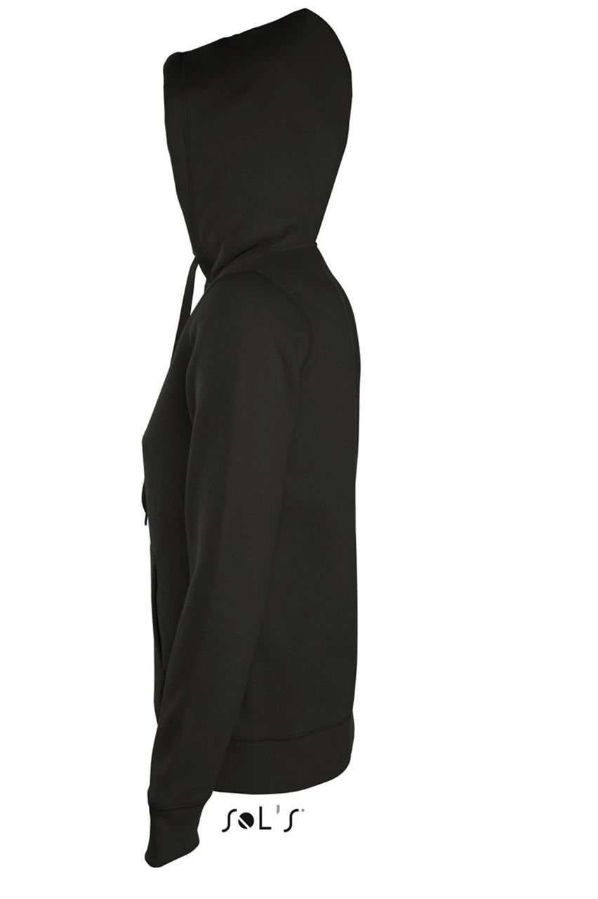 SOL'S SEVEN WOMEN - JACKET WITH LINED HOOD - Black - Additional