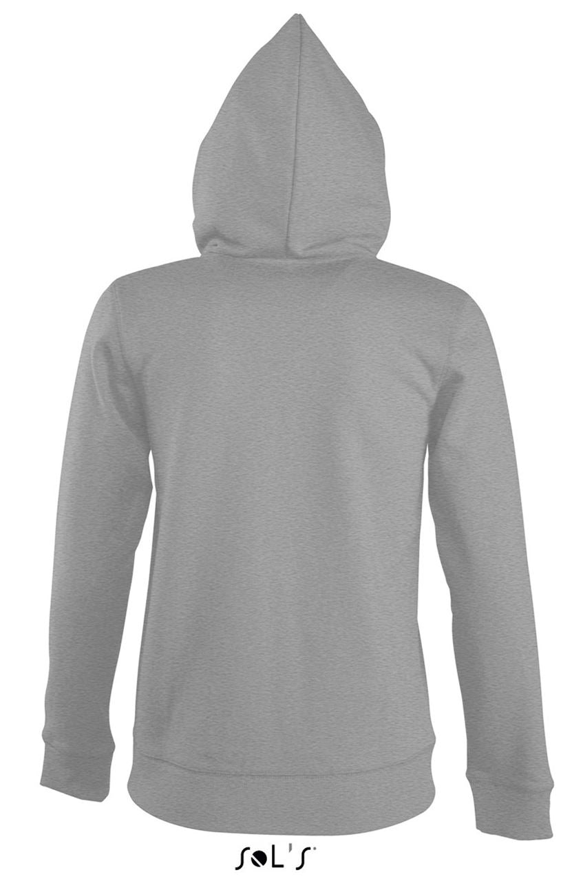 SOL'S SEVEN WOMEN - JACKET WITH LINED HOOD - Grey Melange - Additional