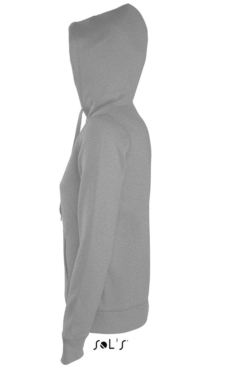 SOL'S SEVEN WOMEN - JACKET WITH LINED HOOD - Grey Melange - Additional
