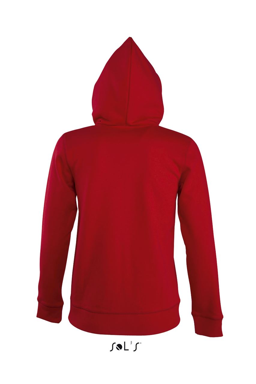 SOL'S SEVEN WOMEN - JACKET WITH LINED HOOD - Red - Additional
