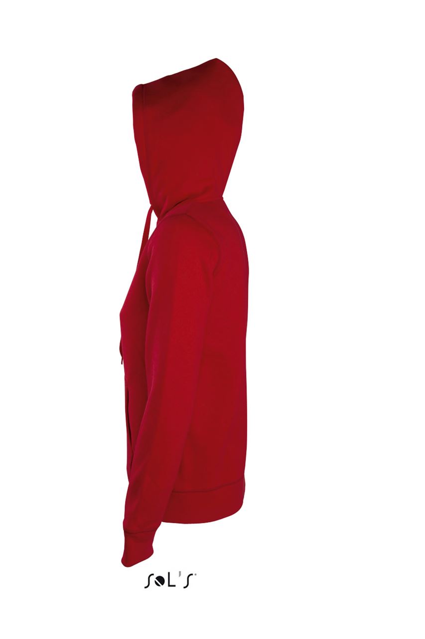 SOL'S SEVEN WOMEN - JACKET WITH LINED HOOD - Red - Additional