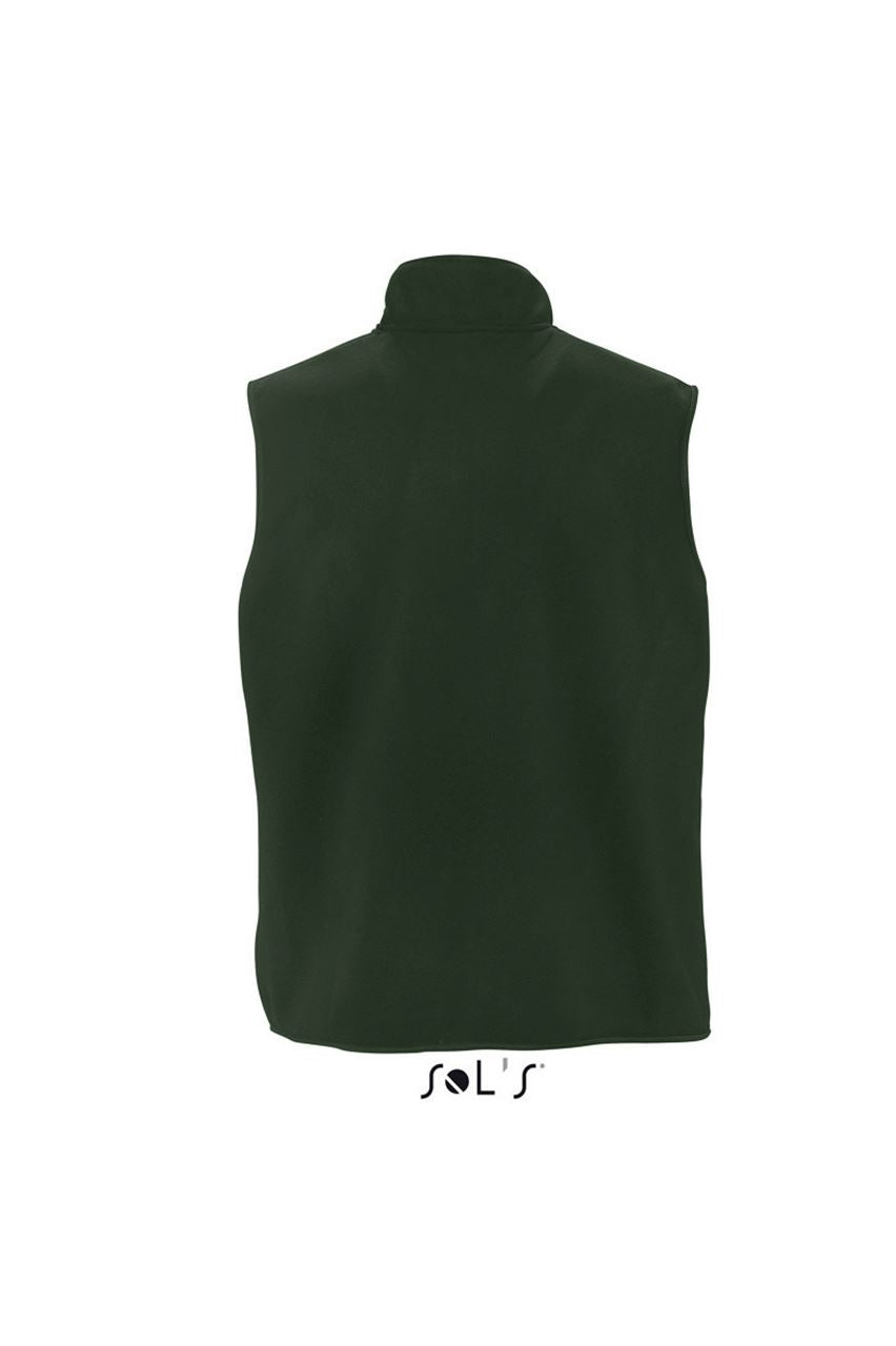 SOL'S NORWAY - UNISEX SLEEVELESS FLEECE CARDIGAN - Fir Green - Additional