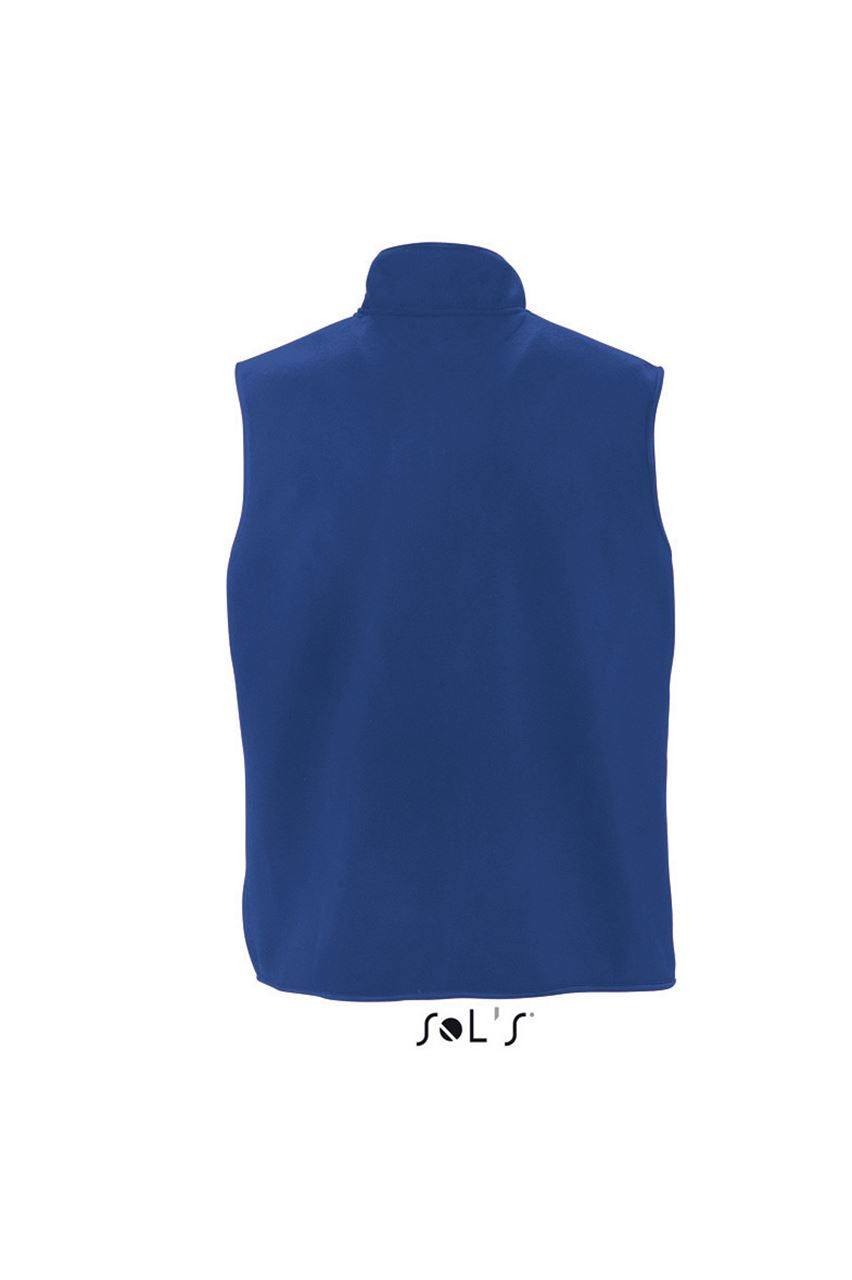 SOL'S NORWAY - UNISEX SLEEVELESS FLEECE CARDIGAN - Royal Blue - Additional
