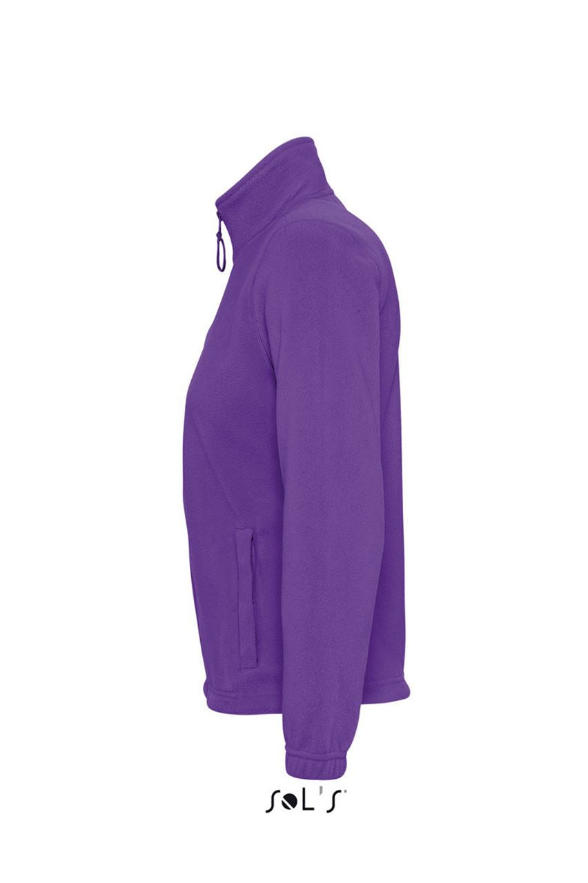 SOL'S NORTH WOMEN - ZIPPED FLEECE JACKET - Dark Purple - Additional