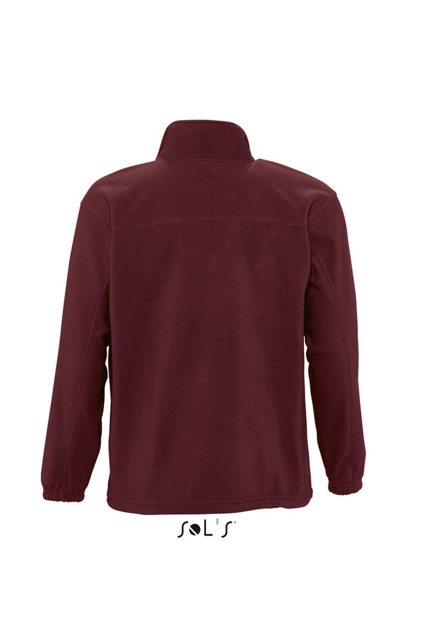 SOL'S NORTH MEN - ZIPPED FLEECE JACKET - Burgundy - Additional