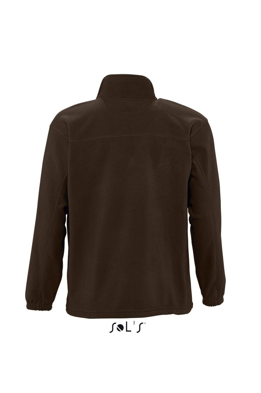 SOL'S NORTH MEN - ZIPPED FLEECE JACKET - Dark Chocolate - Additional