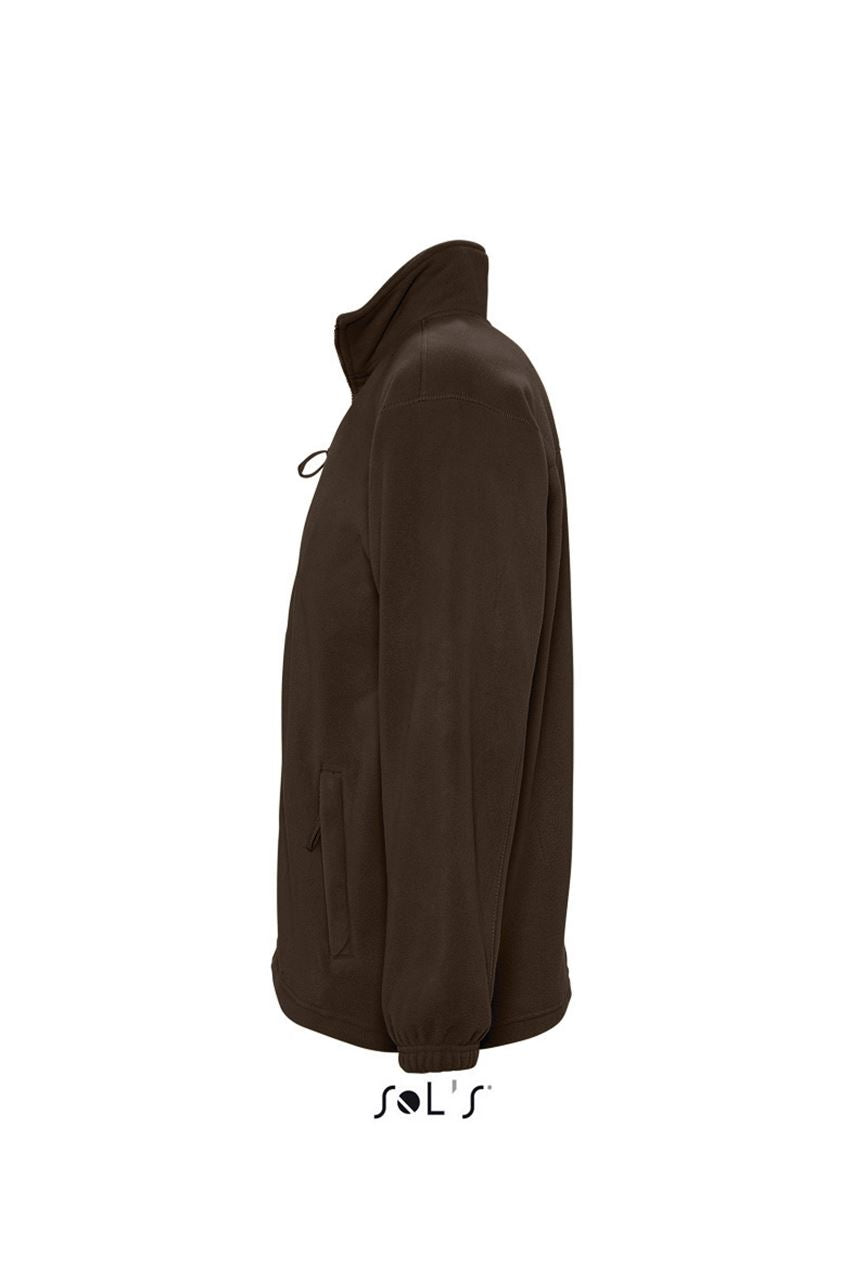 SOL'S NORTH MEN - ZIPPED FLEECE JACKET - Dark Chocolate - Additional