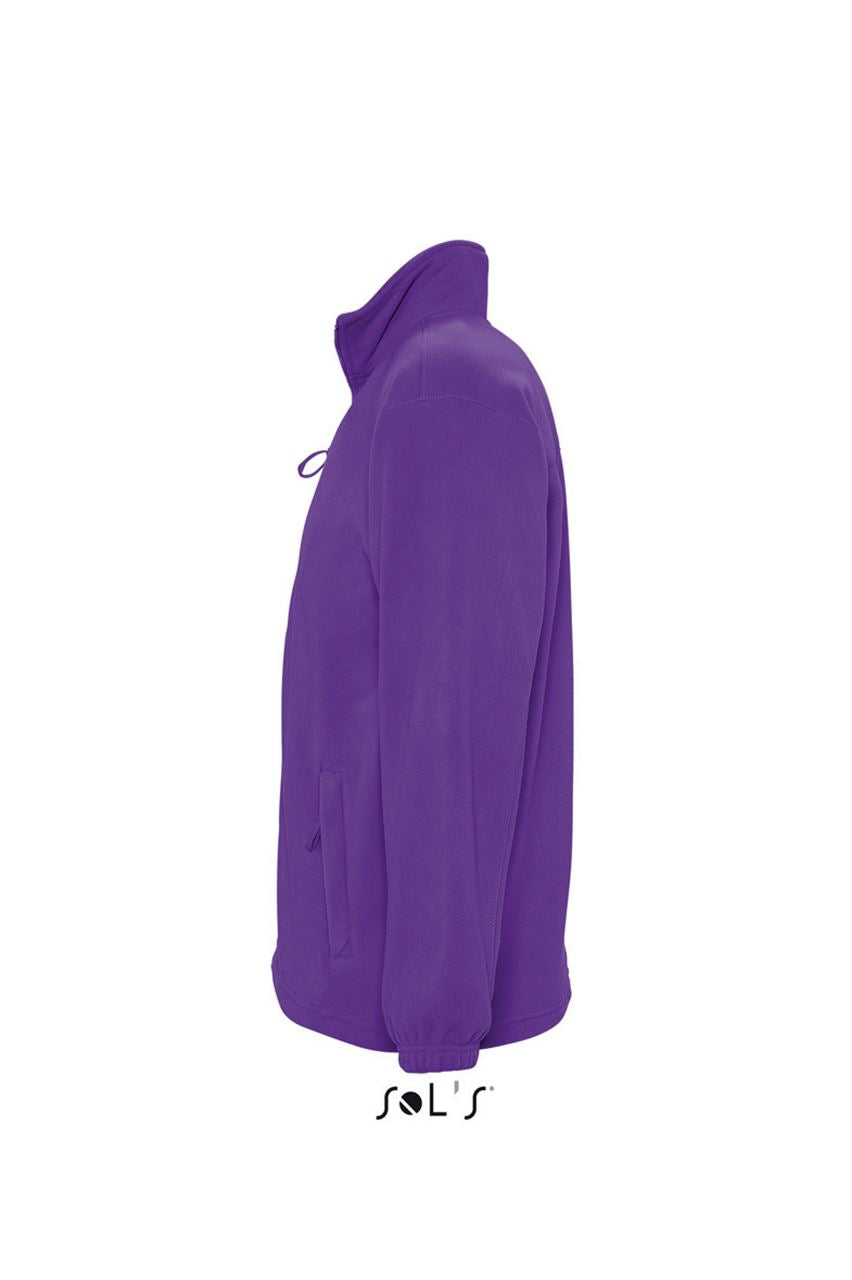 SOL'S NORTH MEN - ZIPPED FLEECE JACKET - Dark Purple - Additional