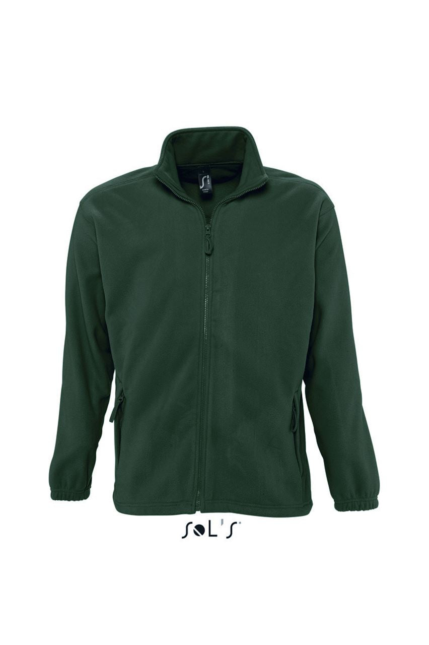 SOL'S NORTH MEN - ZIPPED FLEECE JACKET - Fir Green - Main