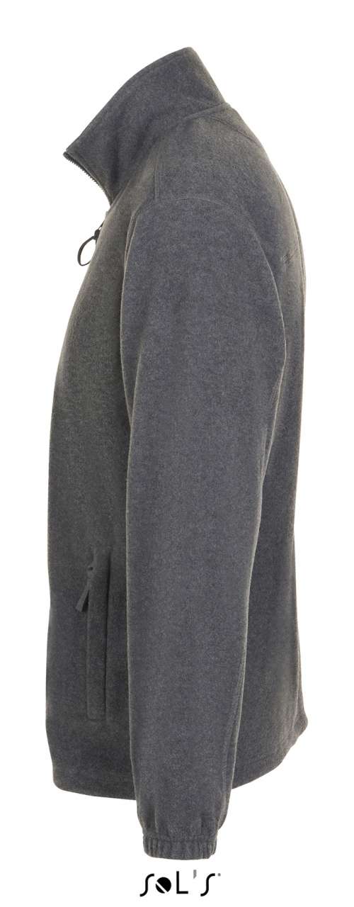 SOL'S NORTH MEN - ZIPPED FLEECE JACKET - Grey Melange - Additional