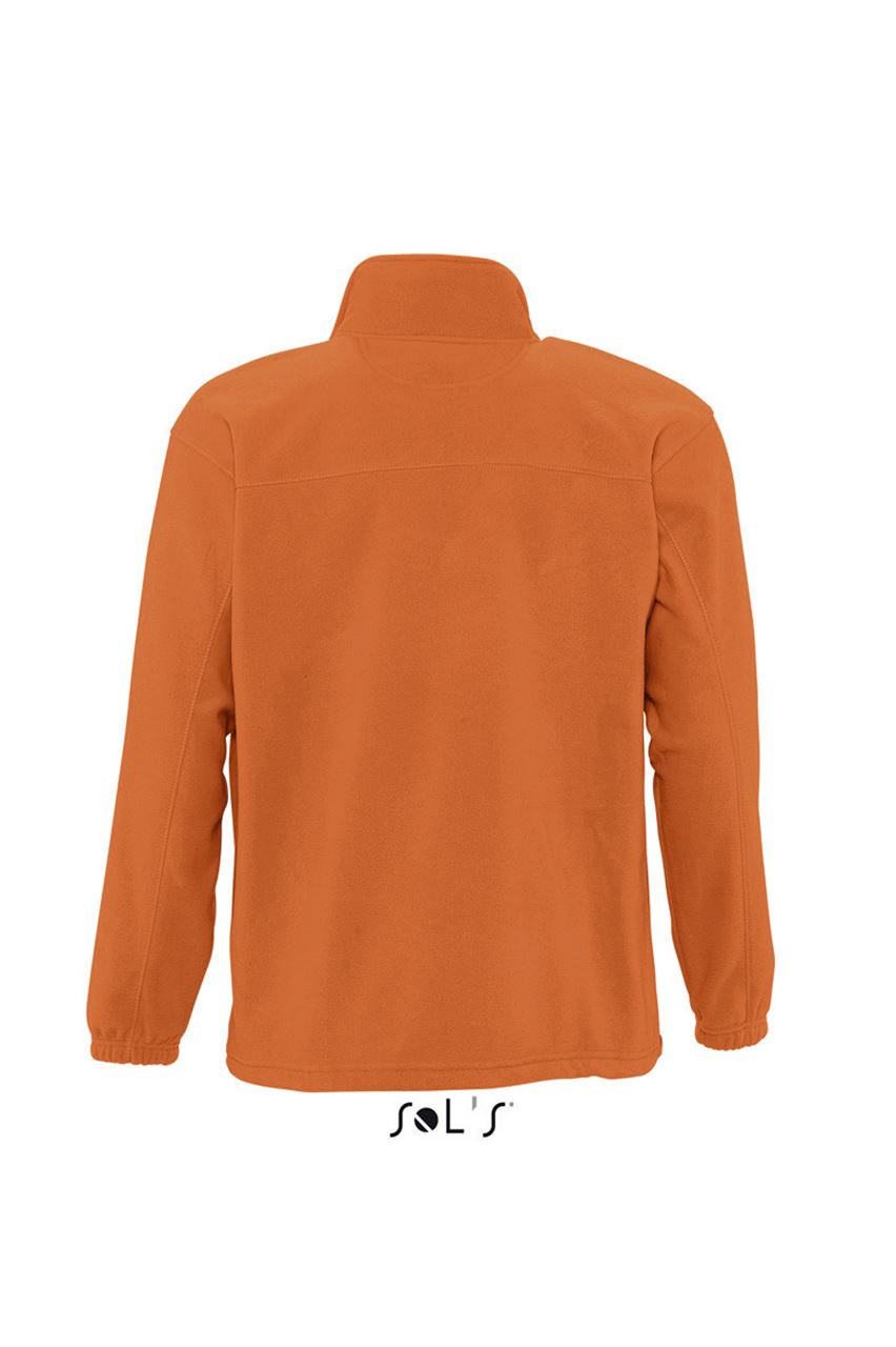 SOL'S NORTH MEN - ZIPPED FLEECE JACKET - Orange - Additional
