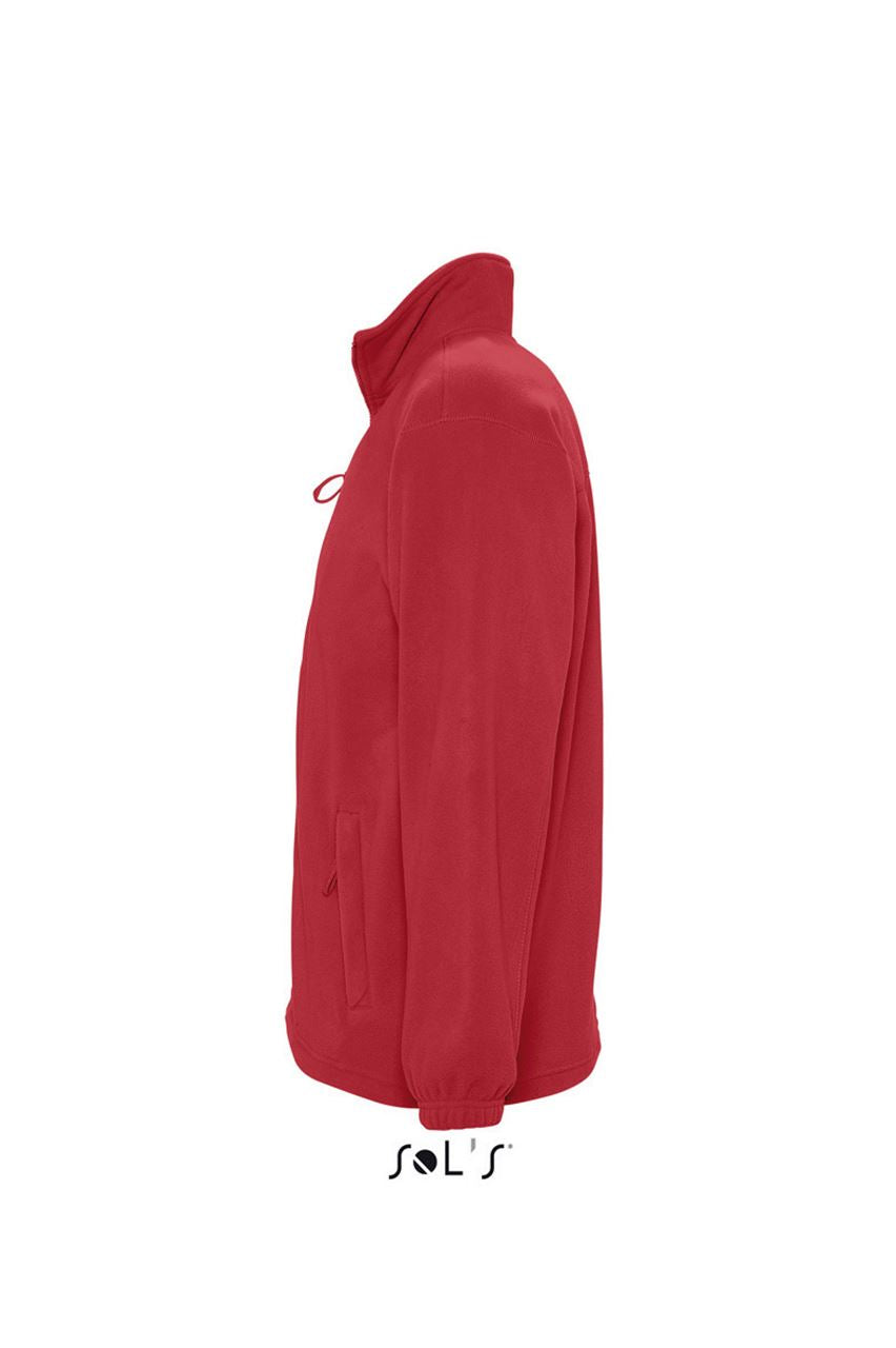SOL'S NORTH MEN - ZIPPED FLEECE JACKET - Red - Additional