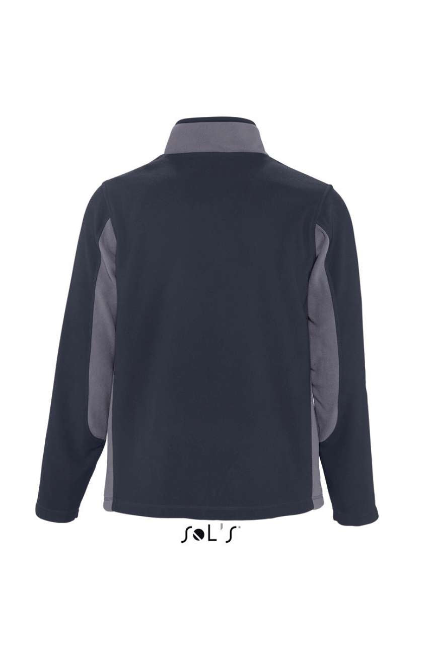SOL'S NORDIC - MEN’S TWO-COLOUR ZIPPED FLEECE JACKET - Navy - Additional