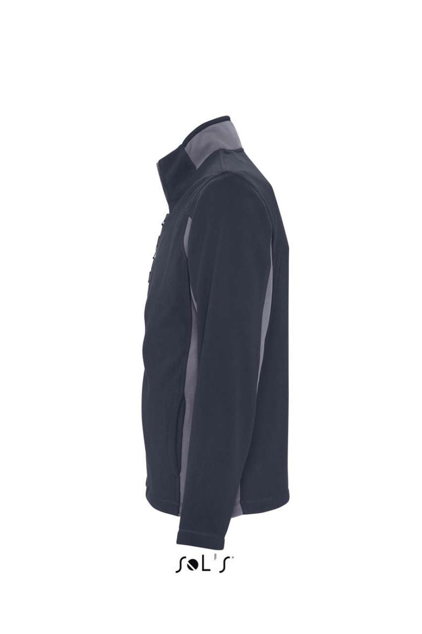 SOL'S NORDIC - MEN’S TWO-COLOUR ZIPPED FLEECE JACKET - Navy - Additional