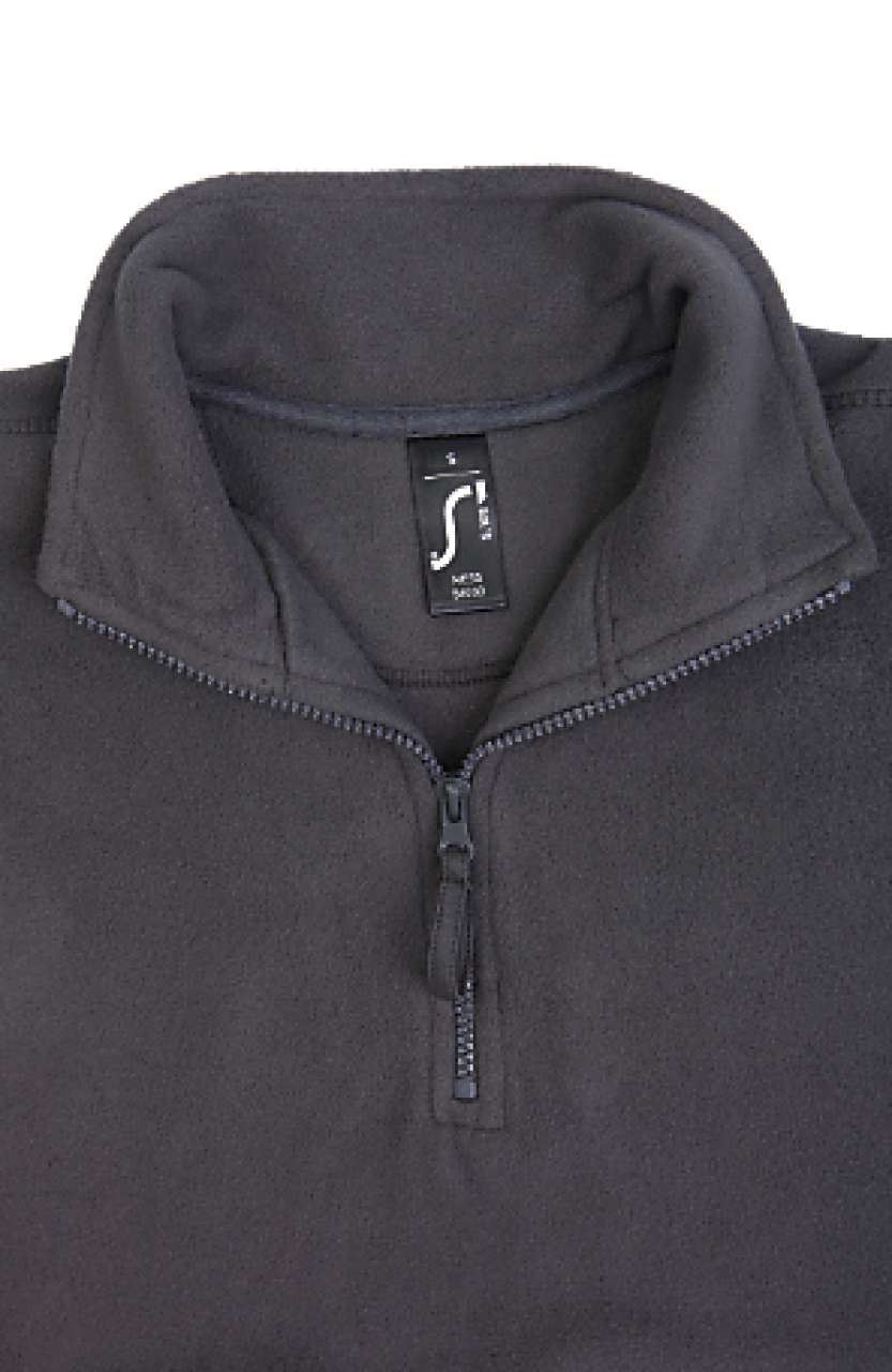 SOL'S NESS - FLEECE 1/4 ZIP SWEATSHIRT - Black - Additional
