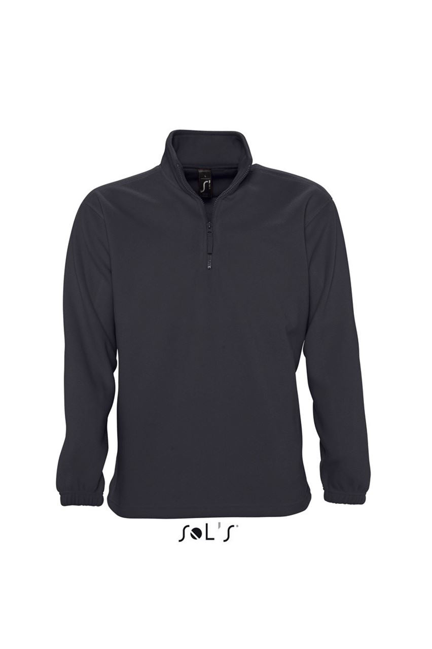 SOL'S NESS - FLEECE 1/4 ZIP SWEATSHIRT - Charcoal Grey - Main