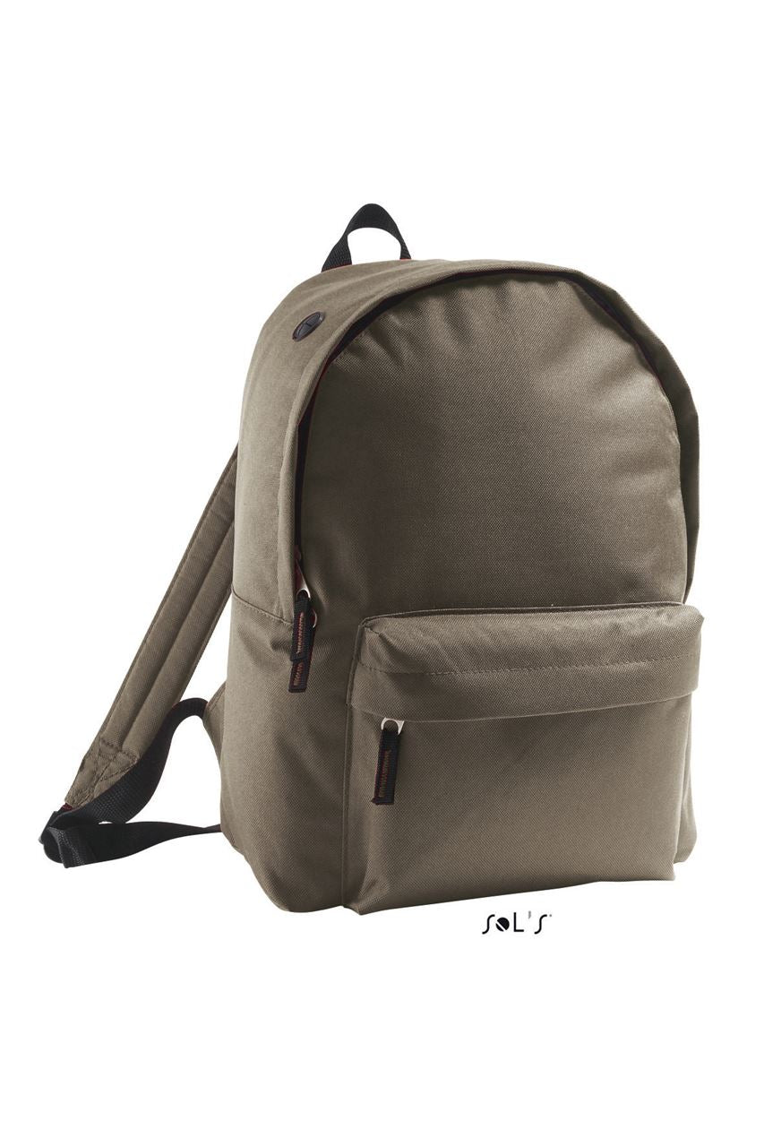 SOL'S RIDER - 600D POLYESTER RUCKSACK - Army - Main