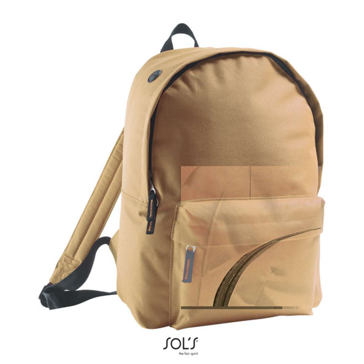 SOL'S RIDER - 600D POLYESTER RUCKSACK - Dune - Additional